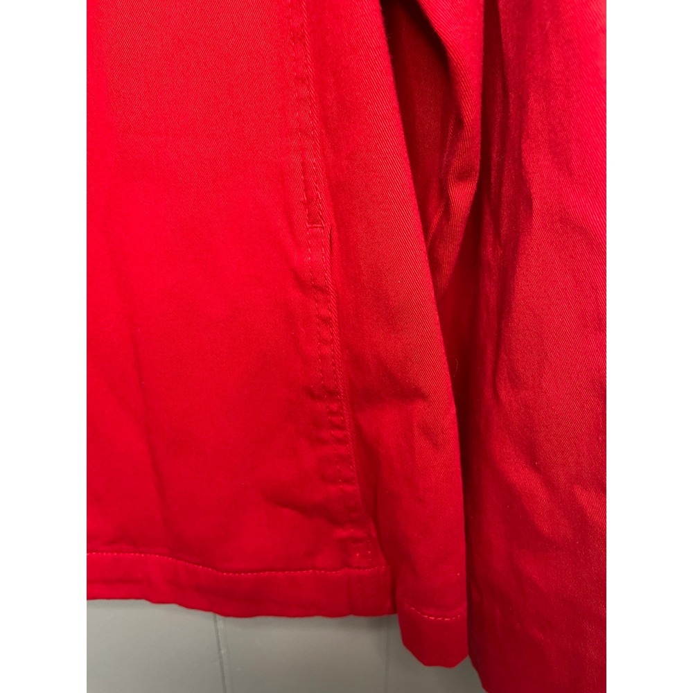 Pendleton Jacket Womens Red Excellent Button Front Cotton - Picture 6 of 12